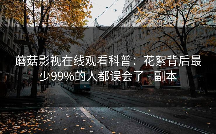 蘑菇影视在线观看科普:花絮背后最少99%的人都误会了 - 副本 蘑菇影视在线观看科普:花絮背后最少99%的人都误会了 - 副本
